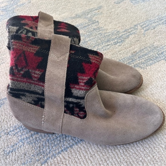 TOM’S DESERT BAJA LAUREL SUEDE BOOTS SIZE 8 EUC - Picture 3 of 12